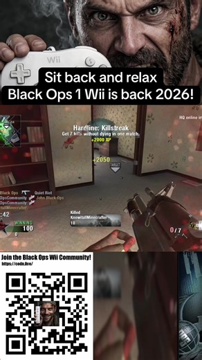 Black Ops 1 Wii is back! Get back online today at codn.live! Playing call of duty on the Wii in 2026 is like being visited from an old friend. #fyp #viral #callofduty #blackops #nostalgia