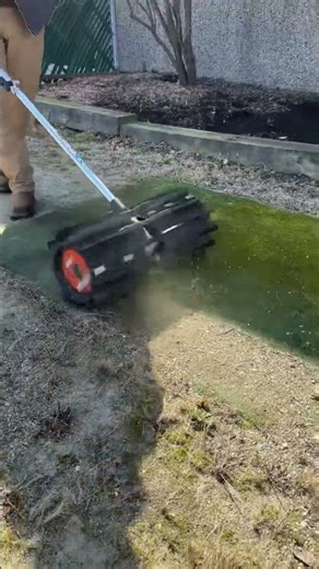 Using the Echo USA Pro Paddle PAS attachment to make clean up a breeze!