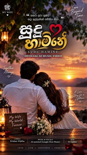 සුදු හාමිනේ ❤️ | Sudu Hamine | Sinhala Love Song 2026