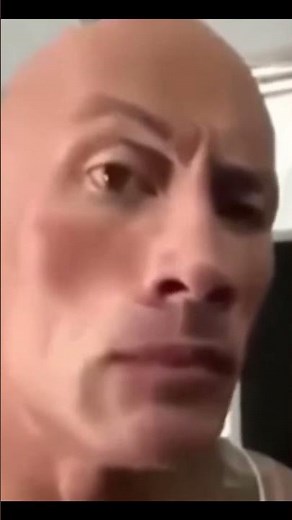 The rock eyebrow raise