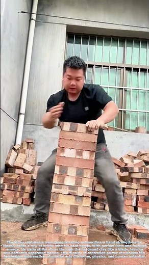 Barehanded Power: The Stunning Art of Brick-Breaking Mastery