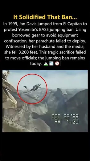 Her last words were a protest. Her last jump was a tragedy #history