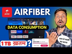 Airtel AirFiber Data Usage Details | How to Check Airtel Fiber Unlimited Data | Full Guide 2025