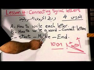 Syriac Language Lesson 4 with Fr. George Al-Banna