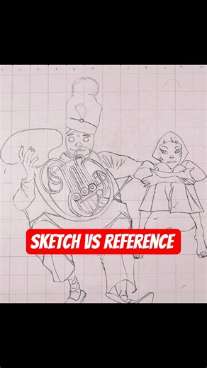 Gorillaz Sketch vs Reference 🤩 #gorillaz #sketch #sketching #Art #shortfeed