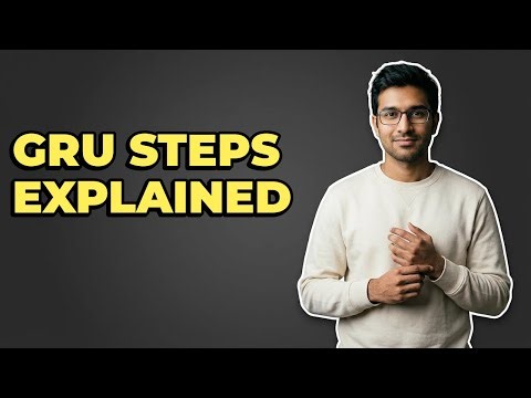 What Steps Calculate The GRU Candidate Hidden State?