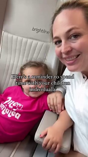 Adley’s been struggling lately with wanting more of me. I know it’s SO normal when your family grows, but I wanted to take some time to make her feel extra special. I decided to do 1 day where all my attention was on her! We took the train to West Palm Beach to stay at @thebreakers. It’s a hotel that’s been on my bucket list for a while! It’s absolutely stunning and a paradise for kids. 🌴☀️ I realized while I was still talking and playing with her at home, a lot of the time I was also holding B