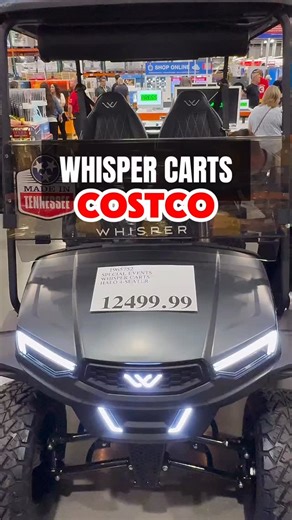 Costco is rolling out luxury—Whisper electric recreational carts are available for a limited time during Costco’s Special Event, and these aren’t your average carts. With features like a digital touchscreen, Bluetooth soundbar, undercarriage LEDs, and a fold-down windshield, they look as sleek as they drive. Share this with a friend who lives for weekend adventures. #costcofinds #costcowonders #costcoinfluencer #costco #WhisperCarts #SpecialEventFinds #ElectricCarts #LuxuryRide #CostcoGolfCart #