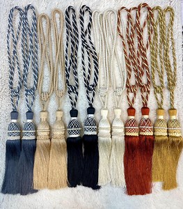 Decorative Curtain Holdback Tie Back Tassels Handmade | Pack of 2 - Etsy UK