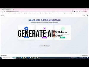 Generate AI untuk membuat Prota dan Promes