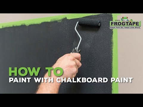 How to Paint with Chalkboard Paint