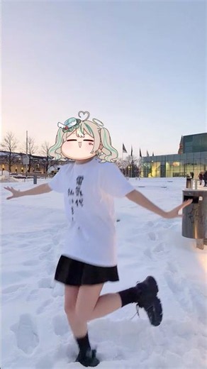 I tried playing "Sesse-se-no-yoi-yoi-i" in a -18℃ world #AmahaShiroppu #Vtuber