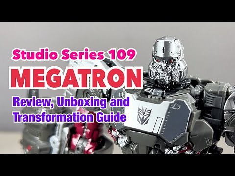 Transformers Studio Series 109 Concept Art Megatron - review, unboxing and transformation guide