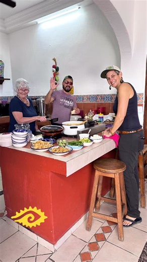 At Spanish Experience Center, we don’t just learn Spanish… we live it. This time we got into the kitchen to make a delicious homemade tortilla soup with chicken, cheese, crispy tortilla, fresh avocado, cilantro, and salsa mexicana. 🌿🧀🔥 Cooking together is more than just food — it’s culture, connection, laughter, and learning new words while chopping cilantro and passing the salsa. This is how Spanish tastes in Puerto Vallarta. | Spanish Experience Center