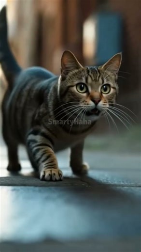 Cat Chases a Rat… Until a Giant Muscular Rat Shows Up | HD Funny Chase Scene