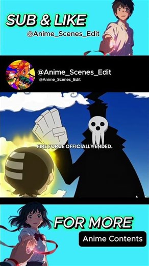 Fire force offically ended 🫡🫡 #anime #fireforce