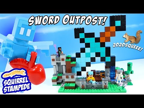 LEGO Minecraft The Sword Outpost Build Review 2023