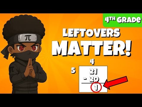 Area Models with Remainders | Grade 4 Math