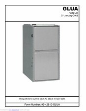 Comfort Aire Conquest 90 Gas Furnace Manual