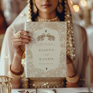 Hindu Wedding Program Hindu Wedding Program Template Hindu Wedding Ceremony Program Hindu Wedding Invite Sikh Program Date Wedding Timeline - Etsy