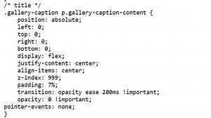 [Share] Gallery Hover with Caption and Clickable Link