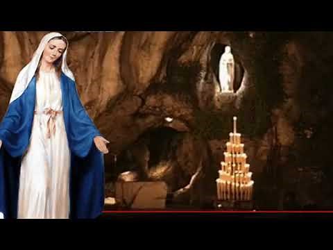 Praying the Rosary LIVE at Lourdes