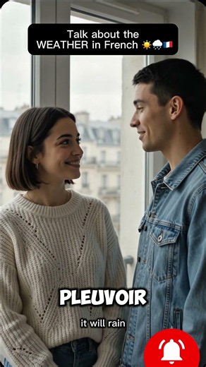 Talk About the Weather in French ☀️🌧️🇫🇷 | Beginner French #shorts