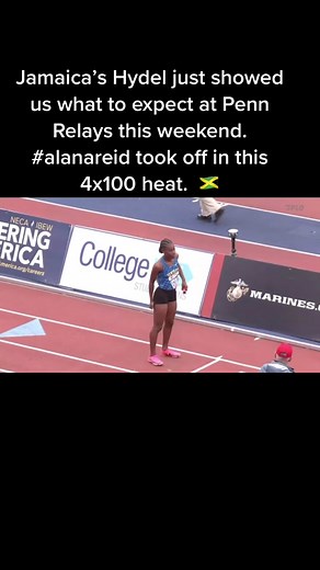 Jamaica's Hydel Dominates 4x100 Heat at Penn Relays