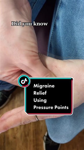 Relieve Migraines with Pressure Points