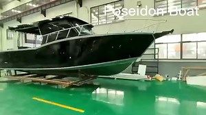 Aluminum Welded Fishing Boat with Outboard Motor Aluminum Center Cabin Boat