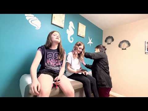 Ambria gets shots and sports physical for 6th grade! Oh the dramatics… 😂