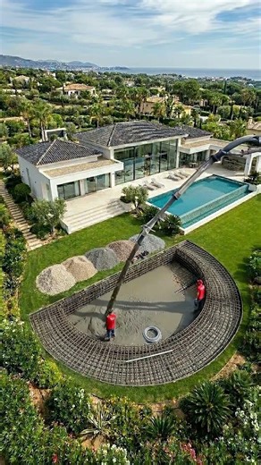 From Blueprint to Paradise: The Ultimate Watermelon Pool Reveal! 🍉✨ #backyardtransformation