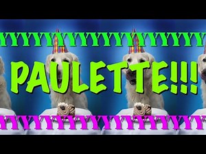 HAPPY BIRTHDAY PAULETTE! - EPIC Happy Birthday Song