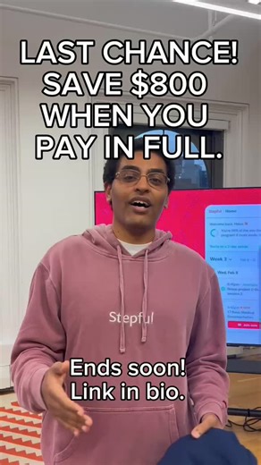 Stepful on Instagram: "Bloopers and all… but this deal is no joke 😅⁠ ⁠ Save $800 when you pay in full with Stepful’s Medical Assistant program (5 months, 100% online, real clinical skills, 1:1 support).⁠ ⁠ ⏰ Promo ending soon.⁠ ⁠ Link in bio.⁠ ⁠ #medicalassistant #onlineschool #healthcare #healthcarejobs #healthcarecareers"