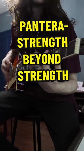 Pantera Strength Beyond Strength Guitar Metal Pantera
