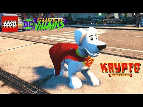 LEGO DC Super Villains Krypto Unlock + Free Roam Gameplay