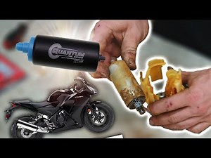 2015 Honda CBR300R No Start - Bad Fuel Pump - Removing Rust from Fuel Tank