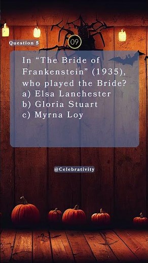 Classic Spooky Movie Quiz #1: 10 Fun Multiple-Choice Questions (Bride of Frankenstein)