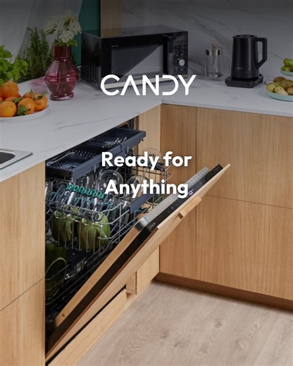 Put the sparkle back into January with the RapidO 15 Place Setting Dishwasher. Dazzling dishes, low running costs...one less thing to think about this January. ✨🍽️✨ | Candy