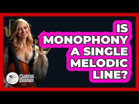 Is Monophony A Single Melodic Line?