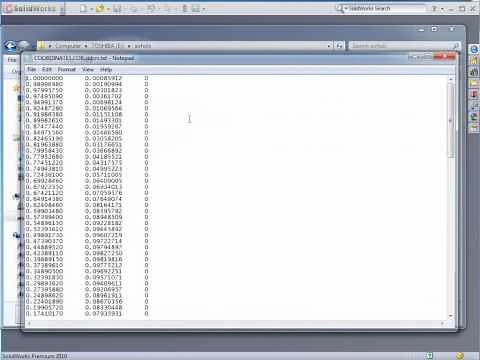 Curves with XYZ Coordinate Points.wmv