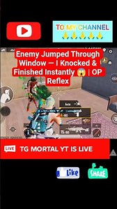 Enemy Jumped Through Window — I Knocked & Finished Instantly 😱 | OP Reflex