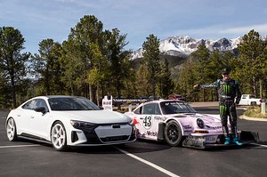 Ken Block Gets Hit by Bad Luck at Pikes Peak, 1,400-HP Porsche Is off the Grid