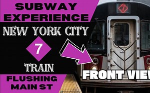 【纽约地铁POV】7号线（Flushing方向）