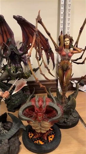 MASSIVE Blizzard Statue Collection! Classic Sideshow pieces! #warcraft #starcraft #diablo #pcgaming