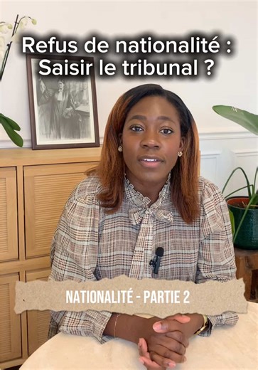 Après un recours gracieux, il est possible d’engager ce qu’on appelle un recours contentieux. Cela consiste à saisir le tribunal administratif de Nantes afin qu’un juge examine la décision de l’administration. Ce recours doit être effectué dans un délai précis. Il est donc important de se renseigner rapidement afin de savoir quelles démarches entreprendre 📍 Cabinet Moradéké Badirou, 2 rue Mariotte, 75017, Paris 📩 Contact en bio #nationalitefrancaise #droitdesetrangers #tribunaladministratif #r