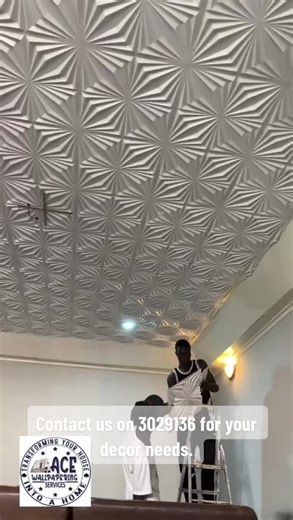 3D PVC Ceiling Design Ideas for Home Decor