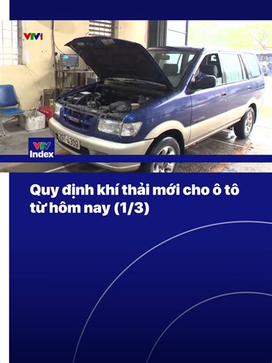 Cập nhật quy định kiểm định khí thải ô tô từ 1.3