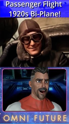 Bi-Plane Passenger Flight Across English Channel! 1920s Air Travel Was Wild #vintage #airplane