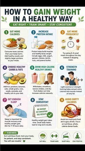Healthy Weight Gain Tips for Daily Life